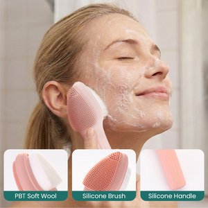 Soft Silicone Waterproof Facial Cleansing Brush For Face Head Deep Cleansing Pore Cleaner Exfoliation Handheld Gentle Face - Product Image 2
