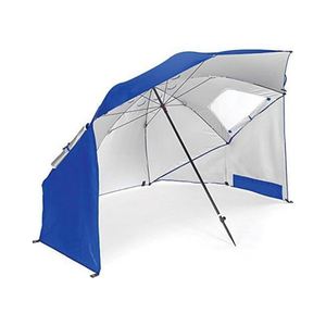 Parasol de plage robuste en acier inoxydable, imperméable, pour le camping en plein air, avec protection UV, logo personnalisable - Product Image 1