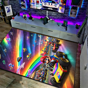 Cartoon 3D Machine Made Floor Carpet <strong>Area</strong> <strong>Rug</strong> for Kid's Bedroom Children's <strong>Gaming</strong> Room - Product Image 1