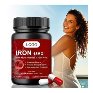 Cápsulas de suplementos de hierro para el cuidado de la salud Suplemento de minerales esenciales Píldoras Soporte de vitaminas Cápsulas de hierro - Product Image 1