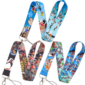 New Cartoon Rabbit Polyester Lanyard - Neck Strap for Phone/Camera, Accessory for ID Card Holder & Keychain
