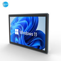 PC industriel tout-en-un 15,6'' 18,5'' FHD, écran tactile capacitif IP65, montage mural frontal, système d'exploitation Android Linux Ubuntu