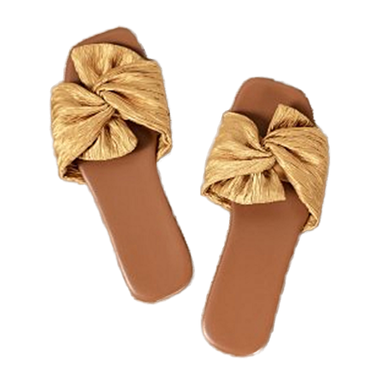 Women's Old Money Style Flat Sandals New Design Slippers Open Soft