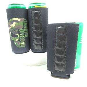 Printed Waterproof Slim Stubbie Holder 12 oz Solid Color Neoprene Can Magnet Stubby Cooler Beer Coozies with 6pcs Magnets - Product Image 6