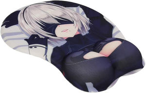 Repose-poignet en Silicone personnalisé 3D Anime cul Sexy fille Photo <span class=keywords><strong>Kawaii</strong></span> beauté Gel repose-poignet <span class=keywords><strong>tapis</strong></span> <span class=keywords><strong>de</strong></span> <span class=keywords><strong>souris</strong></span> avec repose-bras - Product Image 3