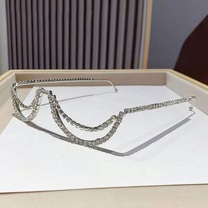 Lunettes de luxe sans monture pour femmes 2025 – Montures sans verres avec strass - Product Image 3