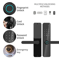 Enrique Cerradura de puerta inteligente para dormitorio Tuya Control Huella digital Pantalla táctil digital Teclado Código Aleación de aluminio WiFi Precio de fábrica