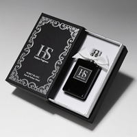 Rectangle Design 30ml 100ml Bouteilles de parfum en verre de luxe Bouchon doré Recharge 100ml Vaporisateur magnétique Boîte de luxe vide incluse