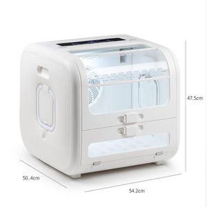 Asciugatrice Automatica Ecologica <span class=keywords><strong>per</strong></span> Animali Domestici, <span class=keywords><strong>per</strong></span> Cani e <span class=keywords><strong>Gatti</strong></span>, con Controllo della Velocità del Vento (1-6) e della Temperatura (16-40°C), 850W - Product Image 6