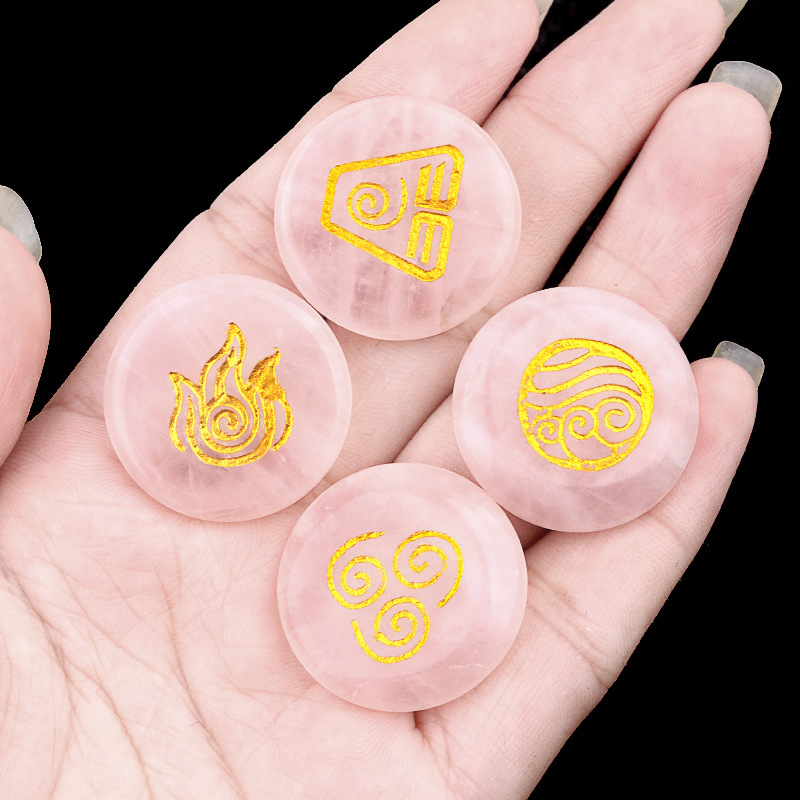 Cristallo rosa (set di quattro)