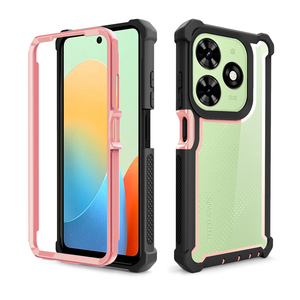 <span class=keywords><strong>REGENA</strong></span> Dual-Layer Heavy Duty Rugged Armor TPU+PC Stoßfeste Hülle für Tecno Spark Go 2024 Klares Design - Product Image 6