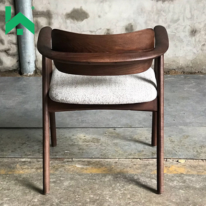 Nordic Design moderno in legno massello sedia da pranzo in tessuto tessuto imbottito <span class=keywords><strong>sedie</strong></span> ristorante Hotel appartamento casa Bar/uso cucina - Product Image 5