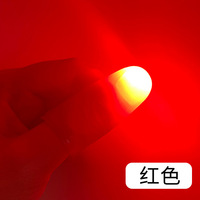 Ensemble de lumière de pouce en plastique professionnel-paire de tours de magie (blanc/vert/bleu/rouge) accessoires de magie de scène disparaissant magie Super légère