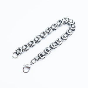 Bbot-collar imperial de acero inoxidable para mujer, cadena roja del mismo estilo de moda europea y americana, cadena yzantine M - Product Image 4