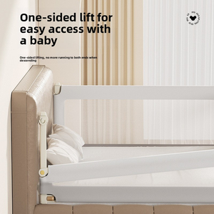 Barandilla de Seguridad para Cama de Bebé, Ajustable en Altura, Plegable, Anticaídas, para Camas de Todos los Tamaños, Elevación Vertical, para Dormir Bebés y Niños Pequeños - Product Image 2