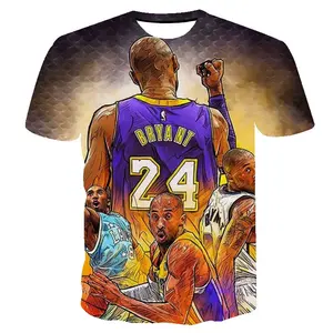 Livraison gratuite Maillot Black Mamba Bryant Commémoration de la <span class=keywords><strong>retraite</strong></span> N° 8 24 shorts de sport de basket-ball pour hommes en tricot personnalisés à manches courtes - Product Image 1