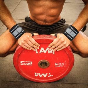 Wholesale 18" Professional Gym Workout Wrist Wraps Fitness Weightlifting <b>Crossfit</b> Powerlifting Cotton Rubber Thumb Loop - Product Image 6