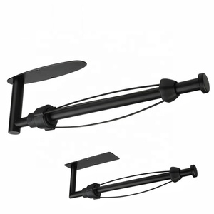 WEKIS Soporte de Papel Higiénico de Viaje en <span class=keywords><strong>Color</strong></span> Negro Soporte Impermeable para Papel Higiénico Soporte para Toallas con Efecto de Amortiguación - Product Image 1