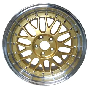 [For Germany Japanese wheel] Full size 15 16 17 18 19 inches 5*100/112/114.3/120 Deep dish car rim wheels race wheel LM