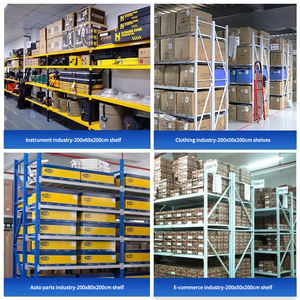 פלדה אור תעשייתי מדפה הגנה בפני קורוזיה אבקת מצופה מוסכים מחסנים מחסן מתלה מדף מתכת - Product Image 5