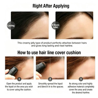 Poudre capillaire densifiante imperméable, poudre d'ombre naturelle pour cheveux clairsemés, maquillage des sourcils, couvre instantanément la ligne des cheveux