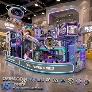 Dernière conception de jeux riches aire de jeux intérieure Structure multicouche Jeu d'aventure à grande échelle Grand <span class=keywords><strong>labyrinthe</strong></span> Équipement de parc d'attractions - Product Image 1