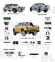 Vente directe usine – Kit carrosserie de lifting 4x4 pour pick-up, ajustement parfait 1:1 pour Hilux Revo 2016-2025 – Meilleures ventes