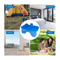 Matelas de voiture gonflable confortable unisexe DON FELIZ AE-121 multicolore noir/gris/bleu/beige, portable pour les voyages en plein air