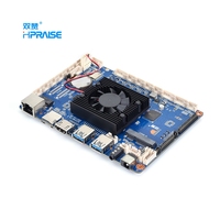 Carte mère Rockchip Rk3399 Arm embarquée avec reconnaissance faciale Aiot, carte mère Lvds 4g industrielle IoT Rk3399