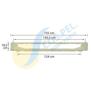 New Condition Central Front <b>Grille</b> - Product Image 1