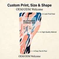 Sacs de rangement portables pour lait en poudre OEM/ODM personnalisables avec fermeture éclair pour les mamans occupées, idéaux pour les voyages et la protection de la fraîcheur