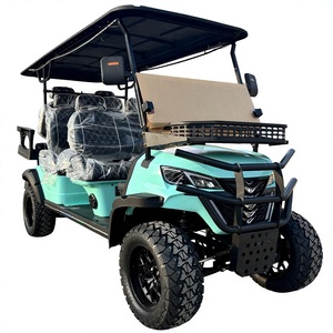 WELIFTRICH high quality 5KW AC Motor 72V lithium battery 6 Seats 4+<b>2</b> seater Electric Lifted Off road Golf Cart - Product Image 1