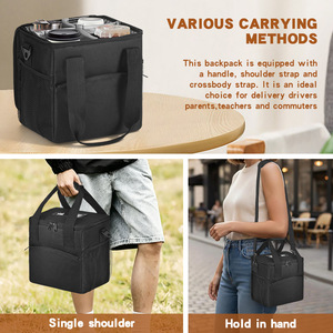 Insulated Cooler <b>Bag</b> <b>20L</b> Portable Zipper Outdoor Activities Keep Cold Cans Storage Nylon - Product Image 2