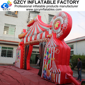 Arc gonflable extérieur de ligne d'arrivée de début de course d'arche d'entrée pour l'événement publicitaire - Product Image 4