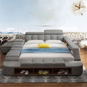 MEIJIA — ensemble de meubles de chambre <span class=keywords><strong>180x200</strong></span> king, meubles de luxe avec motif course, meuble de styliste - Product Image 4