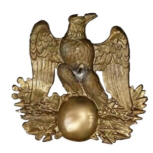 Placa de Shako del 8º Batallón de la Guardia Nacional, Modelo 1852, Presidencia de Luis Napoleón - Product Image 1
