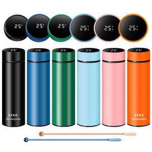 返校商务礼品温度展示运动水瓶杯真空绝缘金属水瓶带定制标志 - Product Image 6