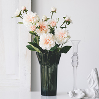 Bouquet de fleurs artificielles en soie pivoine, 61 cm, en promotion, idéal pour la décoration de la maison, de mariages, de Noël et du Nouvel An