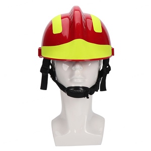 Casque de sécurité personnalisable rouge multi-usages pour intervention d'urgence, casque de sauvetage jaune pour la lutte contre les incendies et la sécurité en cas de catastrophe, directement de l'usine - Product Image 1