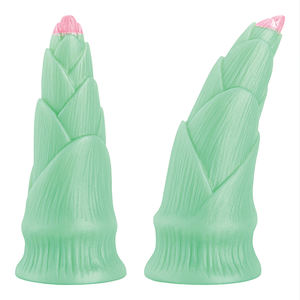 Spezielle bambus förmige Dildos Großhandel Neuheit Sexspielzeug Obst Gemüse Dildos Erwachsene Anal Vaginal Mastur bator Sexspielzeug - Product Image 3