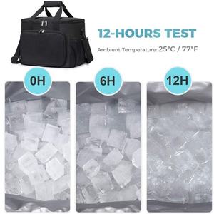 Рекламная профессиональная квадратная женская сумка-холодильник для пикника - Product Image 4