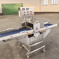 Rebanadora de Carne Automática Industrial y Portátil de Alta Eficiencia con Motor de 2.2KW, Grosor Ajustable para Carne Fresca y Congelada