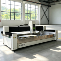 Machine à chanfreiner les bords de pierre à 45 degrés avec commande PLC, coupe et polissage simultanés pour carrelage, arc, marbre, granit