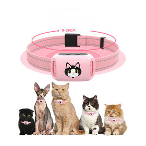 <span class=keywords><strong>Collar</strong></span> de entrenamiento antiladridos para mascotas personalizado, Mini lindo <span class=keywords><strong>collar</strong></span> de gato antidisturbios con vibración recargable rápida - Product Image 1