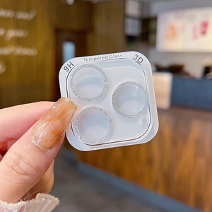 Protector de Cámara de Alta Calidad con Cobertura Total, Protector de Lente de Cámara de Vidrio Templado con Brillantina para <span class=keywords><strong>iPhone</strong></span> 16 Pro Max 16 15 <span class=keywords><strong>Plus</strong></span> 14 Pro - Product Image 2