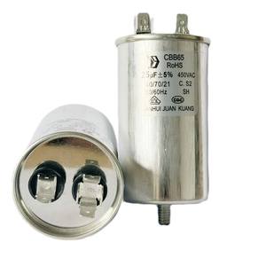 <span class=keywords><strong>Condensateur</strong></span> de démarrage de compresseur de climatiseur à moteur AC JK <span class=keywords><strong>CBB65</strong></span> 450VAC 25uF Film polypropylène métallisé CUL TUV - Product Image 1