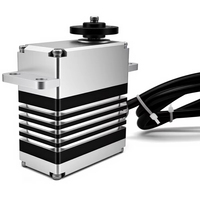 Servo Industrial de Gran Escala Similar al HS-1005SGT, Voltaje de Operación de 11.10-14.80V, Torque Máximo de 84-110kg.cm, Comando PWM/TTL