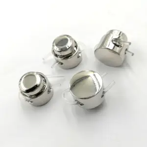 Wholesale Zinc Alloy Round Spring Stopper Drawstring Cord Lock End AdjustableToggle Stopper For Clothing