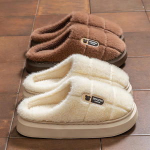Chaussons chauds pour femmes, épaisses semelles antidérapantes, chaussons chauds pour couples, chaussons en <span class=keywords><strong>laine</strong></span> d'hiver pour hommes - Product Image 6
