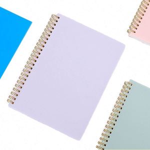 Wholesale Customizable A5/B5 <b>Cute</b> Hard Spiral Binding <b>Notebook</b> School Use Gift PP Cover for Students - Product Image 3